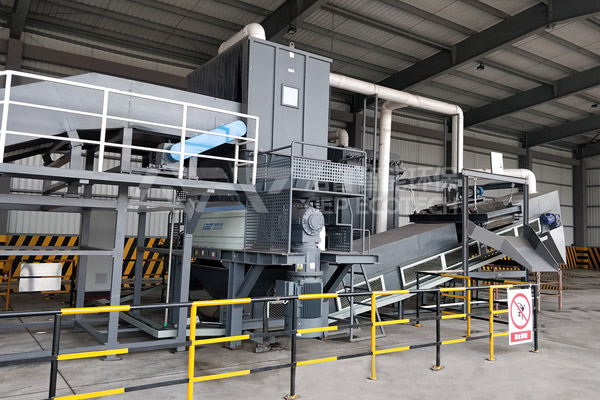 GEP ECOTECH large-scale garbage disposal production line successfully completed debugging, solving the problem of large-scale garbage disposal in Nanjing