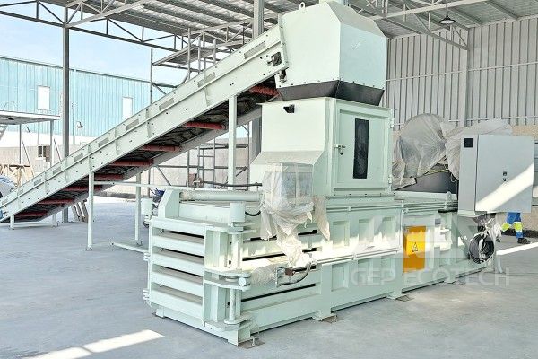 100 Tons/Month MSW Recyclables Baling Project in the Middle East 100 Tons/Month MSW Recyclables Baling Project in the Middle East