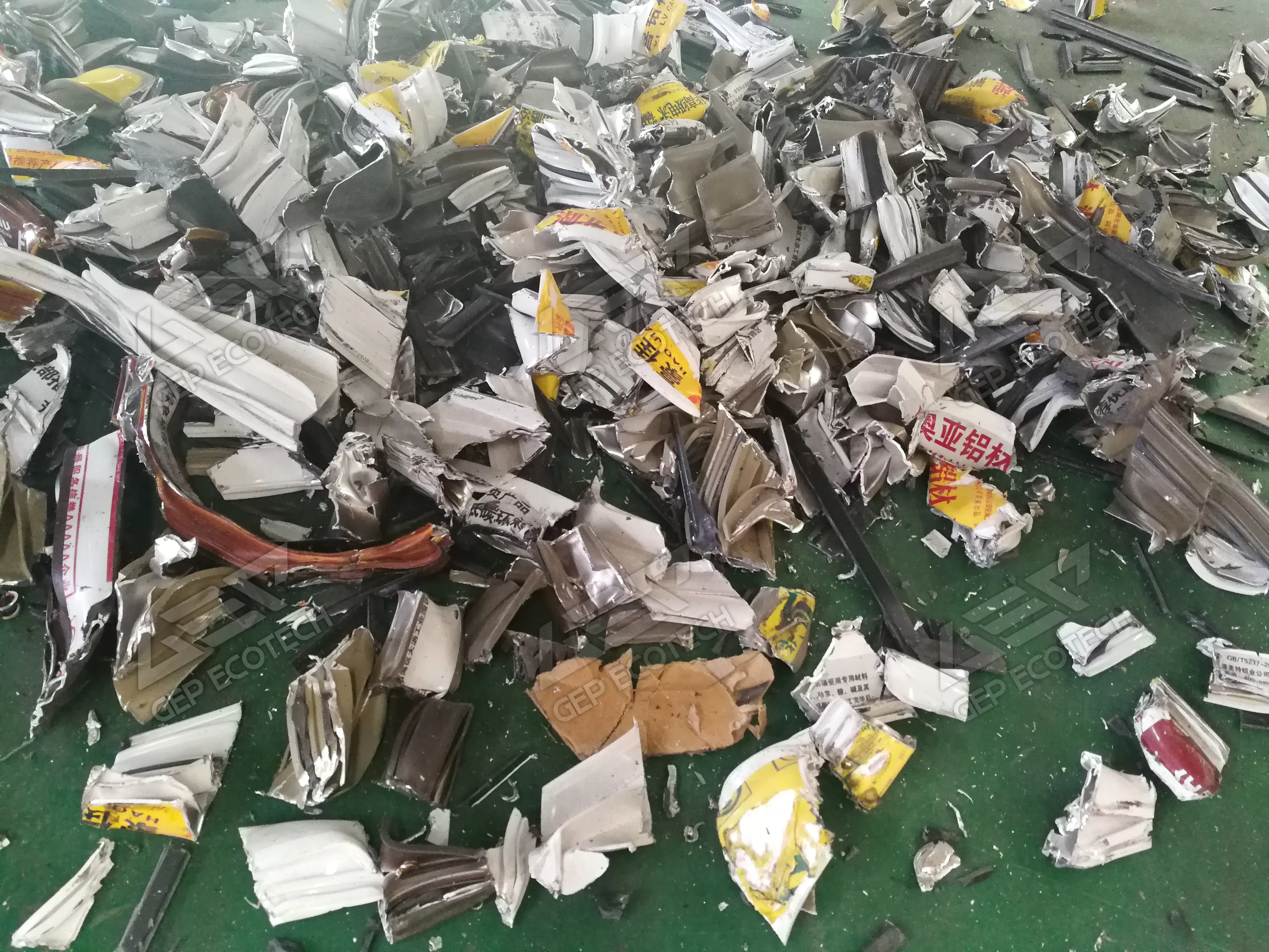 Gep aluminium shredding test Gep aluminium shredding test