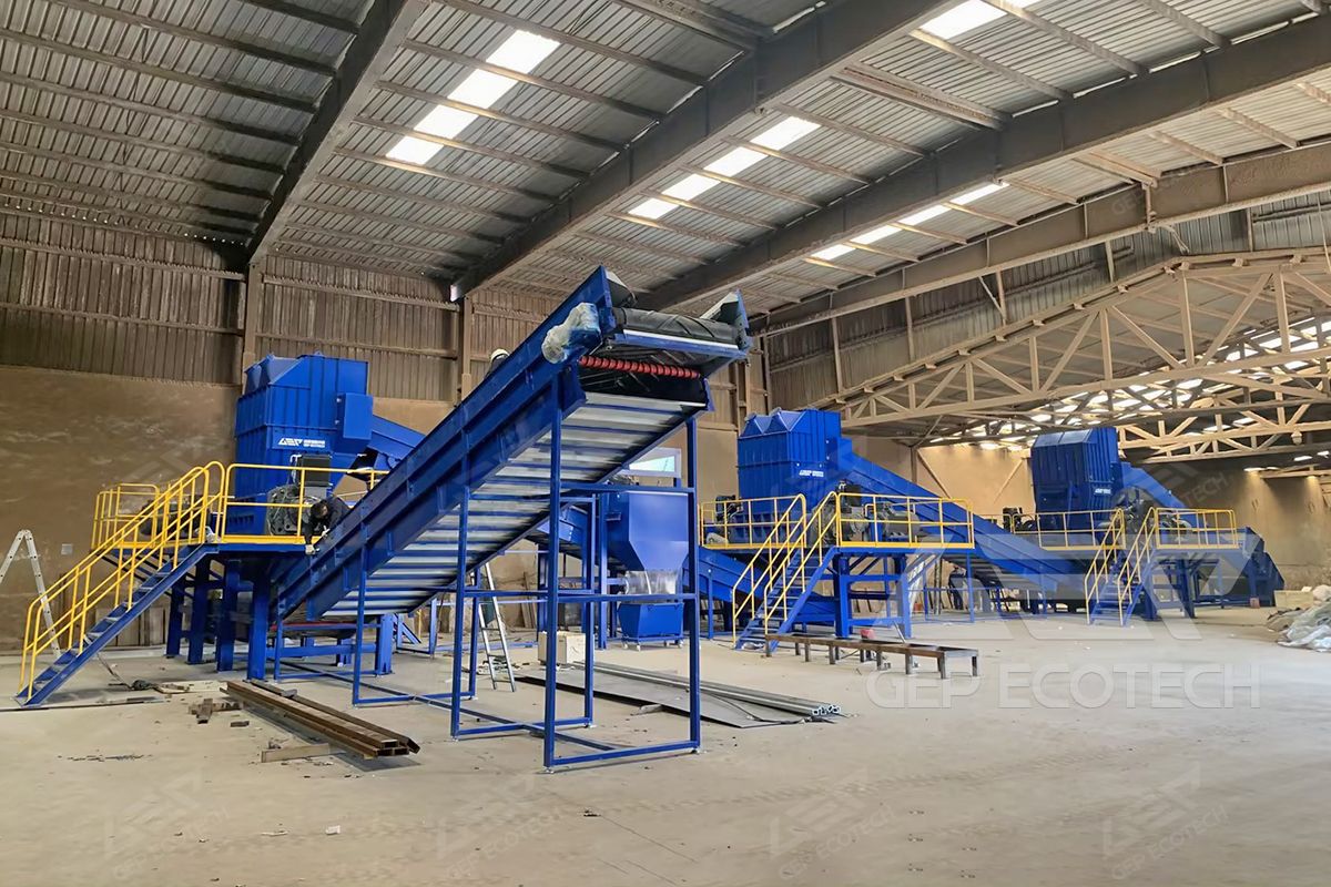 Triple-Stage Shredding System Triple-Stage Shredding System