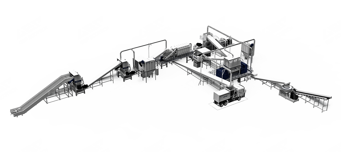 Two Double-Shaft + One Single Shaft