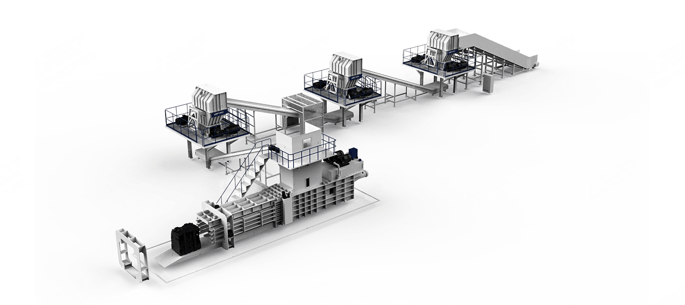 Three-Stage Double-Shaft 