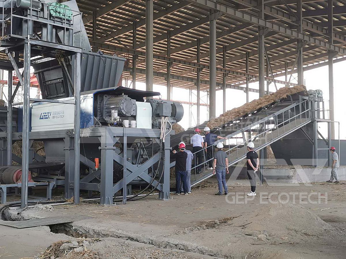 Dual Shaft Biomass Shredder Dual Shaft Biomass Shredder
