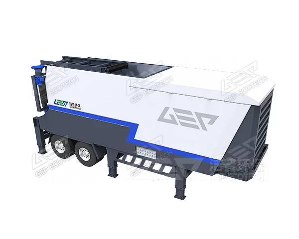 Mobile Industrial Dual Shaft Shredder Mobile Industrial Dual Shaft Shredder
