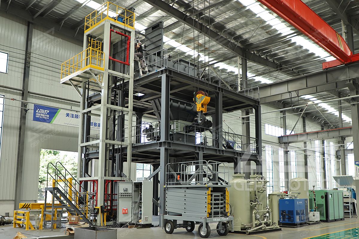 The intelligent building type hazardous waste crushing system The intelligent building type hazardous waste crushing system