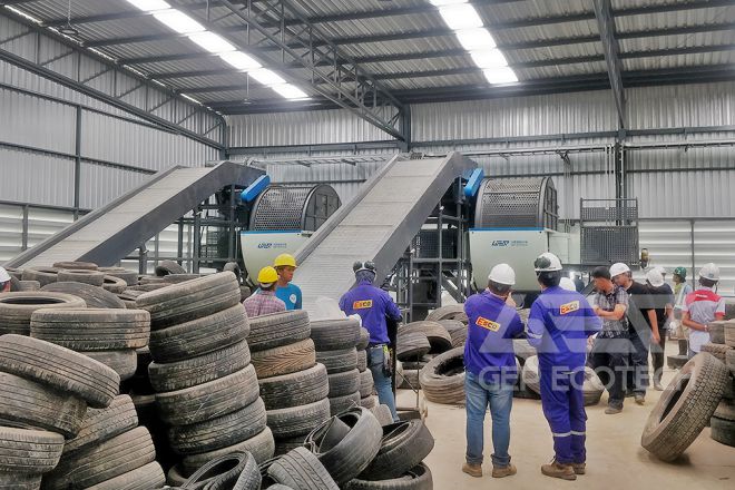 Waste Tire Recycling System