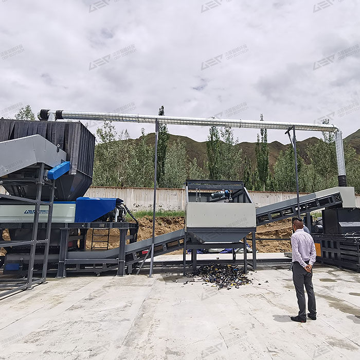 heavy duty industrial shredder for metal