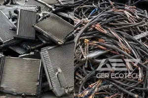 Primary Size-Reduction of Cu/Al Radiators & Cables? Go with a Hydraulic Dual-Shaft Shredder