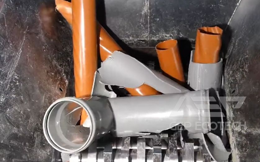 PVC Pipes shredder PVC Pipes shredder