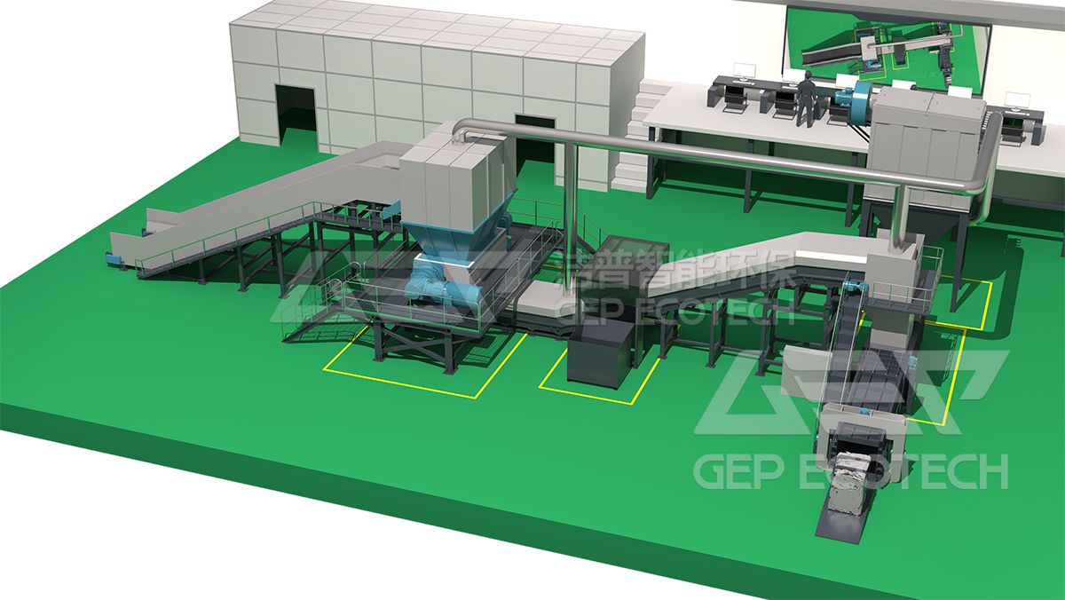 bulky waste alternative fuel preparation system bulky waste alternative fuel preparation system