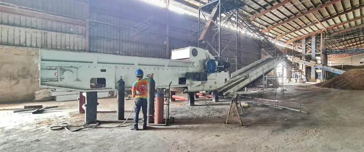 Biomass Power Plant Shredding Project in Southeast Asia