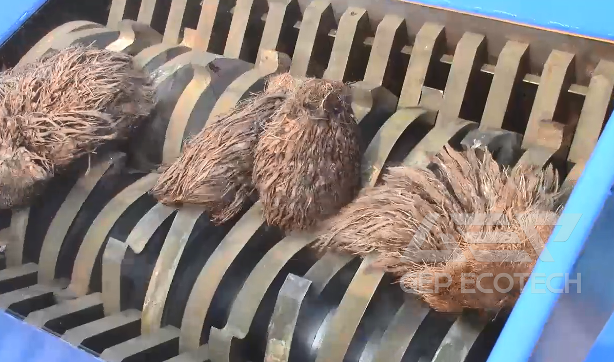 Oil Palm Husk Two Shaft Shredder Oil Palm Husk Two Shaft Shredder