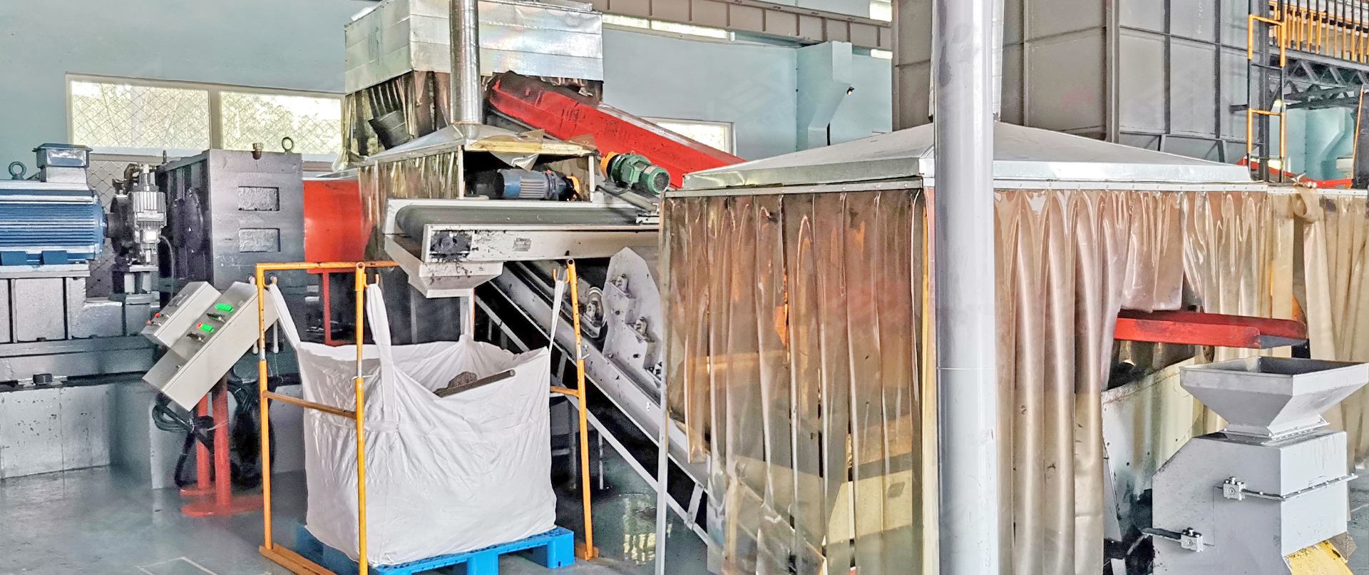 1–1.5 TPH Tire Crumb Rubber Line in Hubei, China
