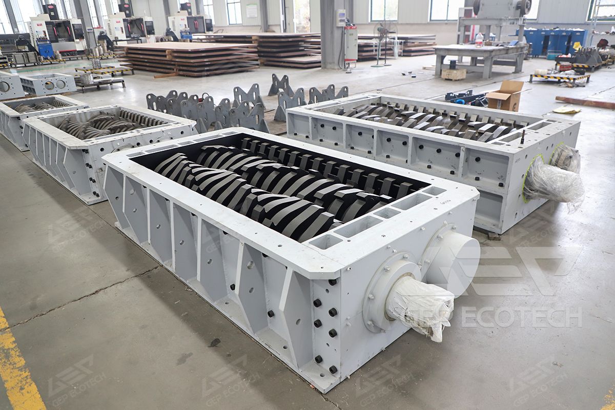double-shaft shredder double-shaft shredder