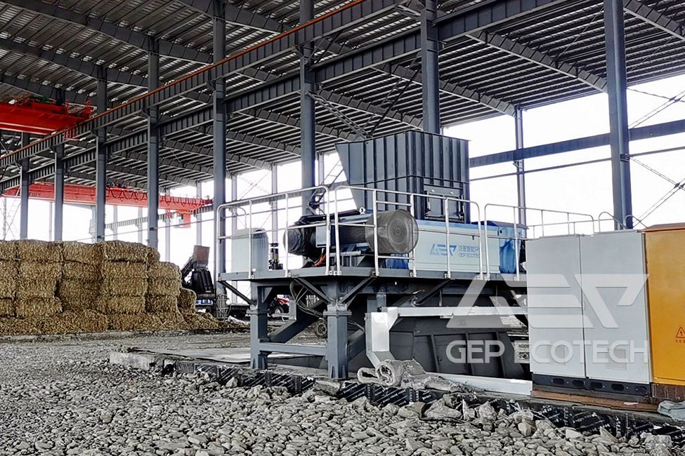 Double Shaft Biomass Shredder Double Shaft Biomass Shredder