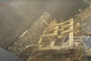Single Shaft Wood Shredder