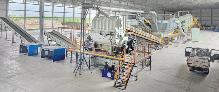 Taiwan 30 TPH RDF Project for Construction and Domestic Waste Light Fractions