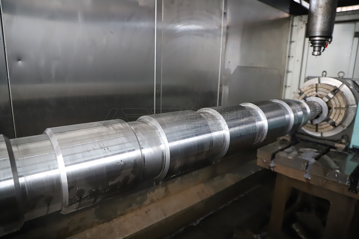 The spindle is made of high-strength alloy steel The spindle is made of high-strength alloy steel