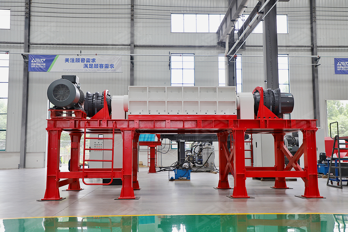 double shaft shearing shredder double shaft shearing shredder