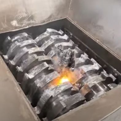 Double Shaft Shredder for Flammable Metal Double Shaft Shredder for Flammable Metal