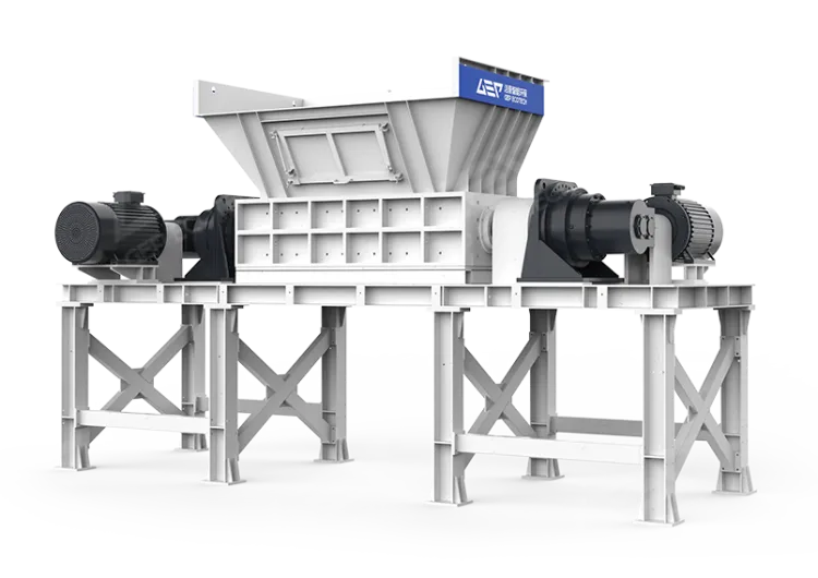 Double-Shaft Biomass Shredder