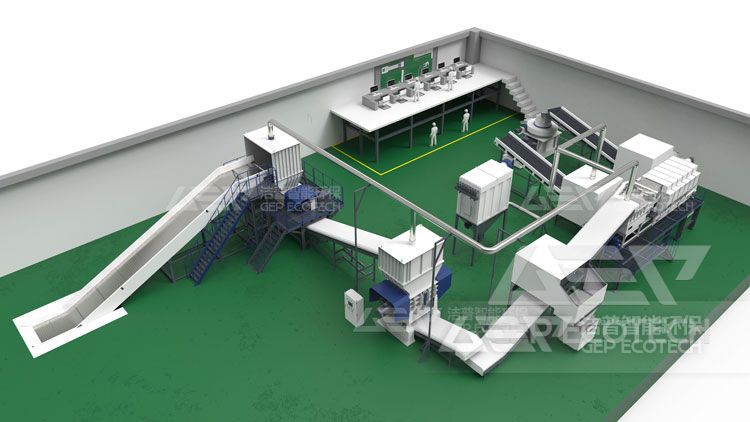 bulky waste alternative fuel preparation system bulky waste alternative fuel preparation system