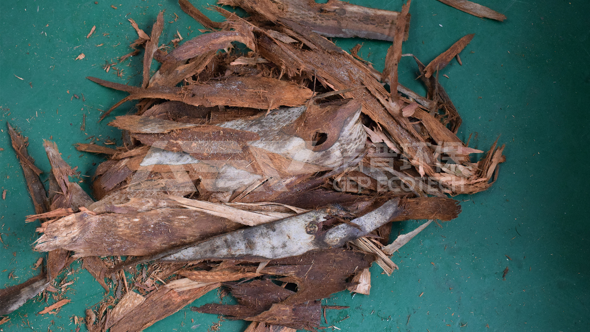 Waste bark Waste bark