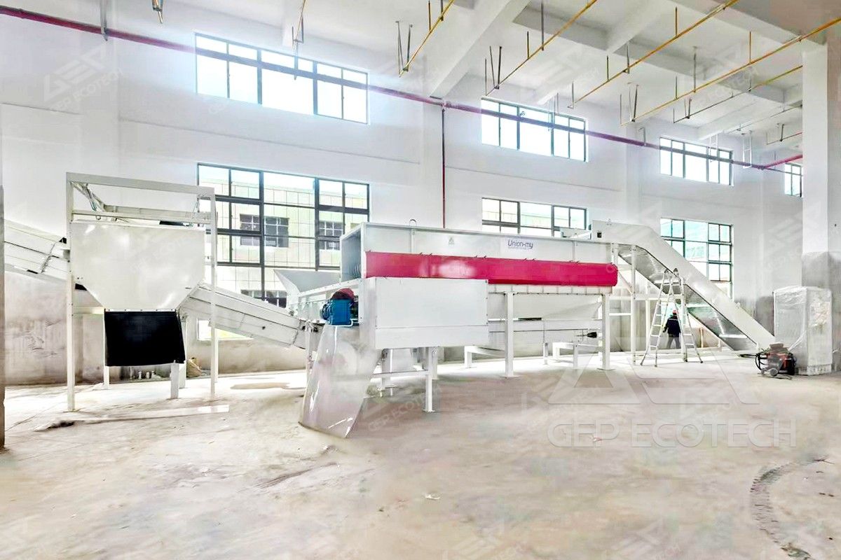 The Recyclable Sorting Line The Recyclable Sorting Line