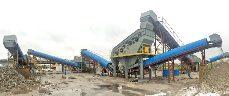 Aged Demolition Waste Crushing Project in Yunnan, China