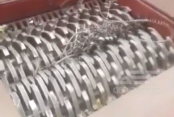 Dual-Shaft Shredder for Steel Swarf Dual-Shaft Shredder for Steel Swarf