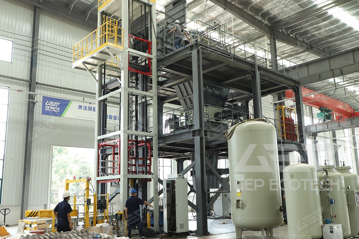 Empty Paint Drum Crushing Machine Empty Paint Drum Crushing Machine