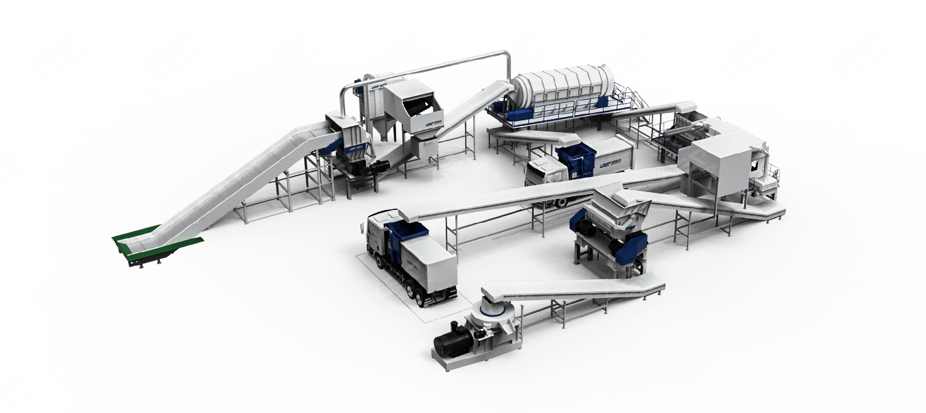 Raw MSW Recycling Process