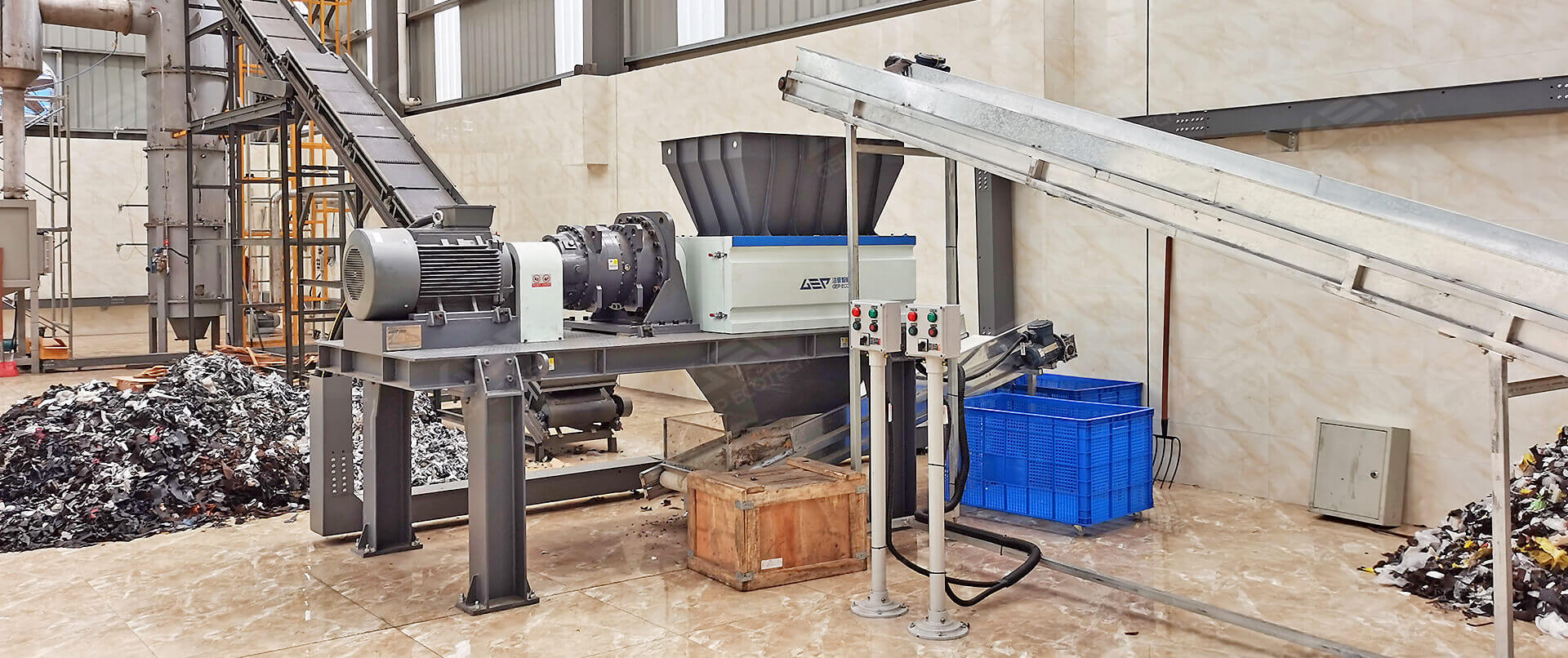 Textile Waste Shredding and RDF Project in Zhejiang, China