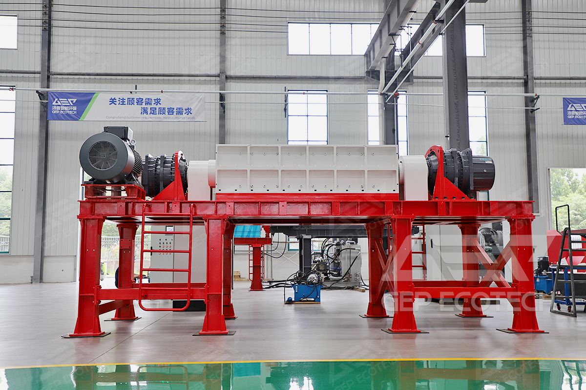 GD series double-shaft shredder GD series double-shaft shredder