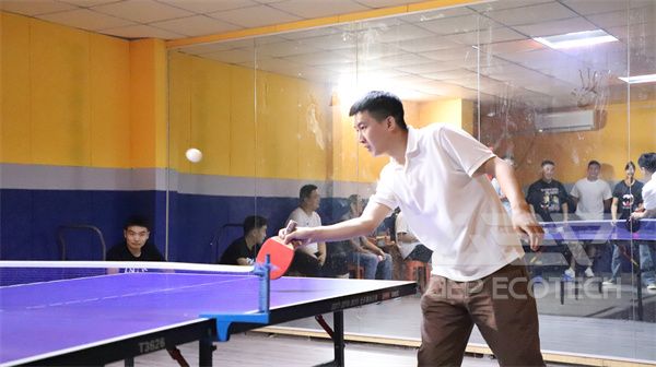 Table Tennis Match Shows Spirit Table Tennis Match Shows Spirit