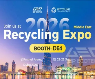 GEP ECOTECH Brings Waste‑to‑Resource Solutions to Recycling Expo Middle East 2026—Booth D64