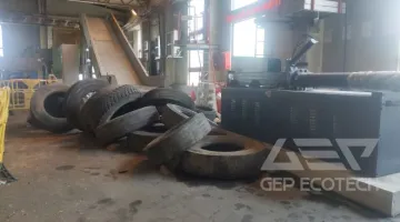 Waste Tire Shredding and Recycling System