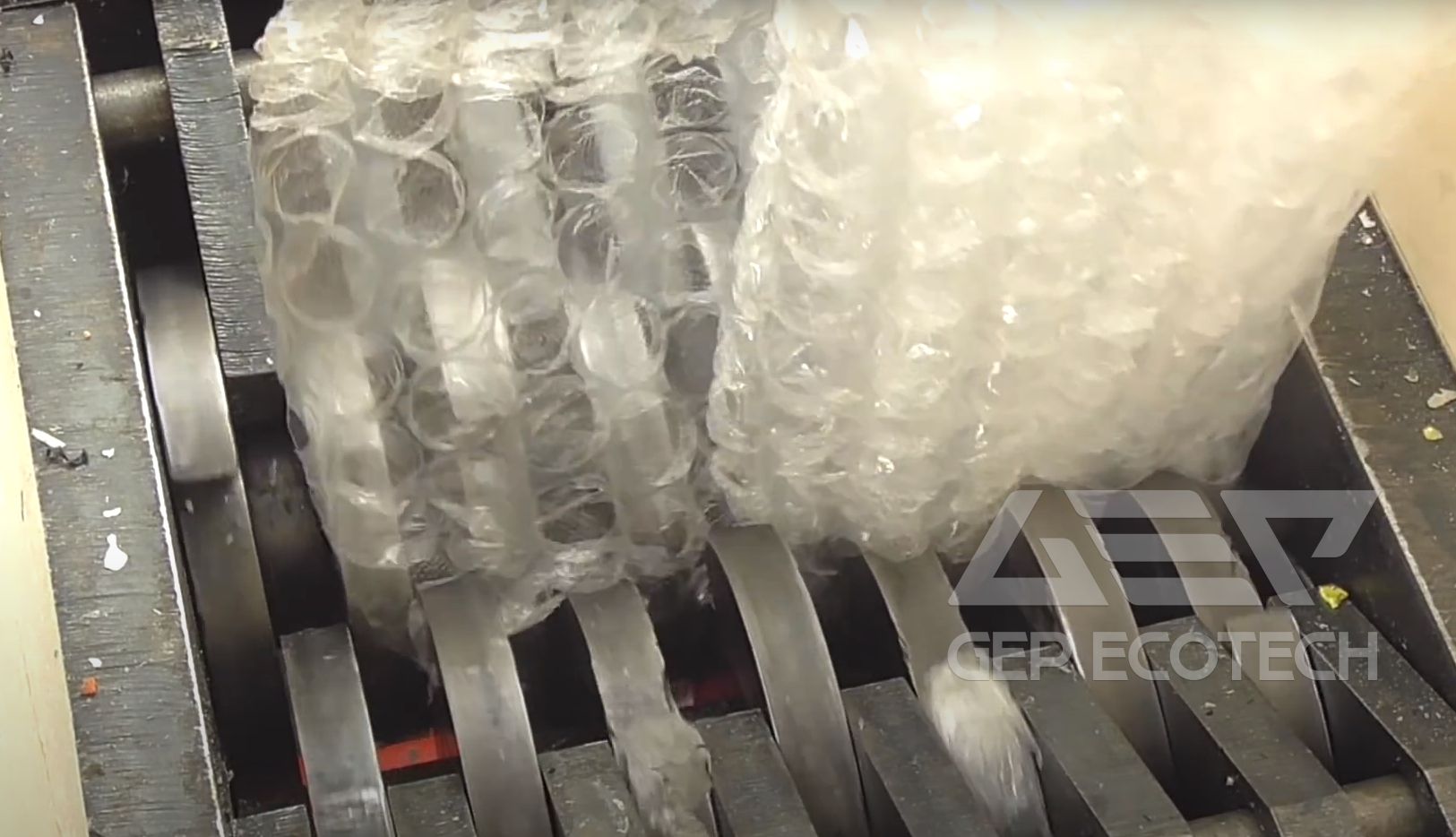 Shredding Bubble Wrap Shredding Bubble Wrap