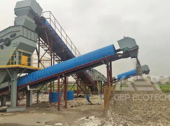 Aged Decoration Waste Crushing Project in Yunnan, China