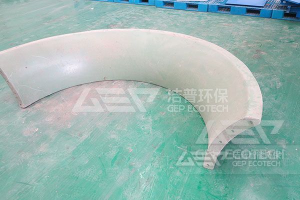Crushing of fan blades Crushing of fan blades