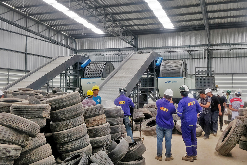 Waste Tire Recycling System