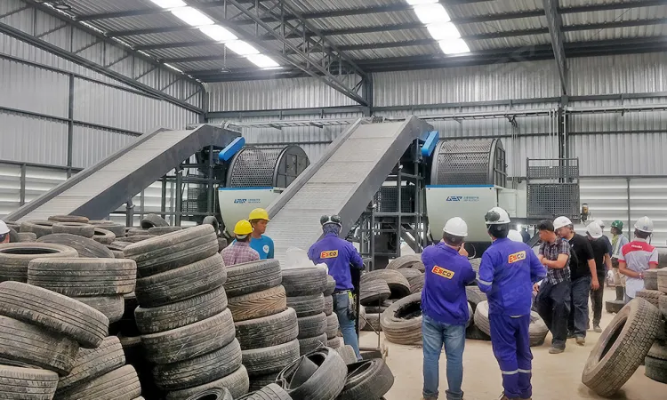 Waste Tire Recycling System