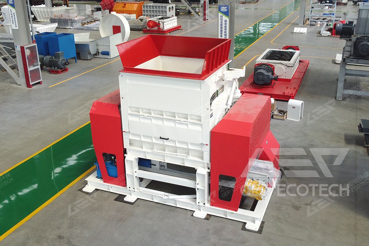 Single shaft shredder Single shaft shredder