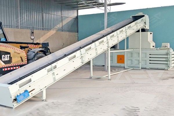 100 Tons/Month MSW Recyclables Baling Project in the Middle East 100 Tons/Month MSW Recyclables Baling Project in the Middle East