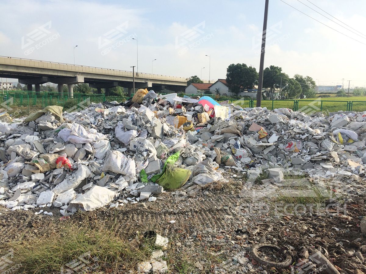 Demolition waste Demolition waste