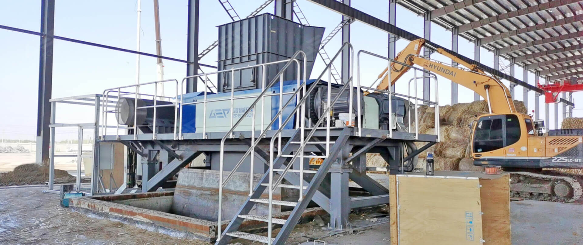 Biomass Straw Shredding Project in Northeast China
