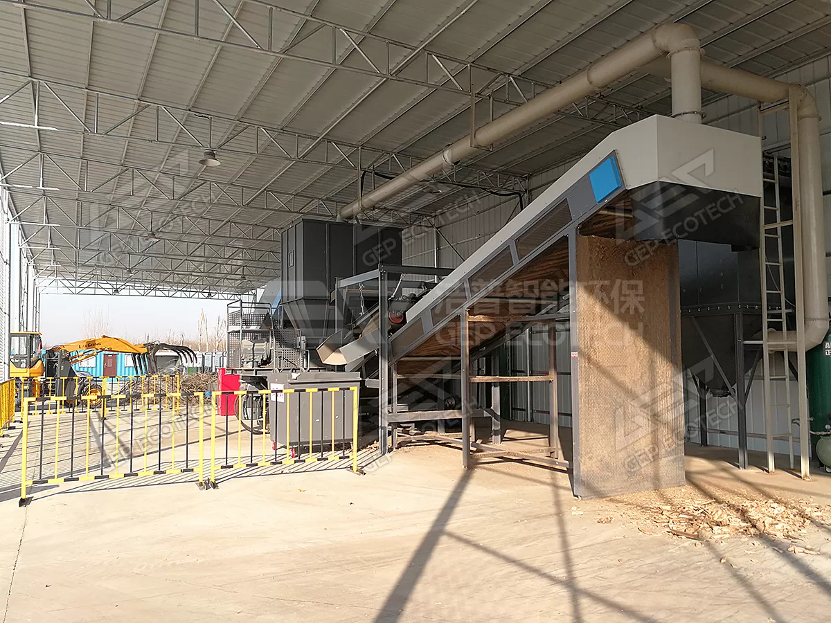 Wood Shredding Plant Wood Shredding Plant