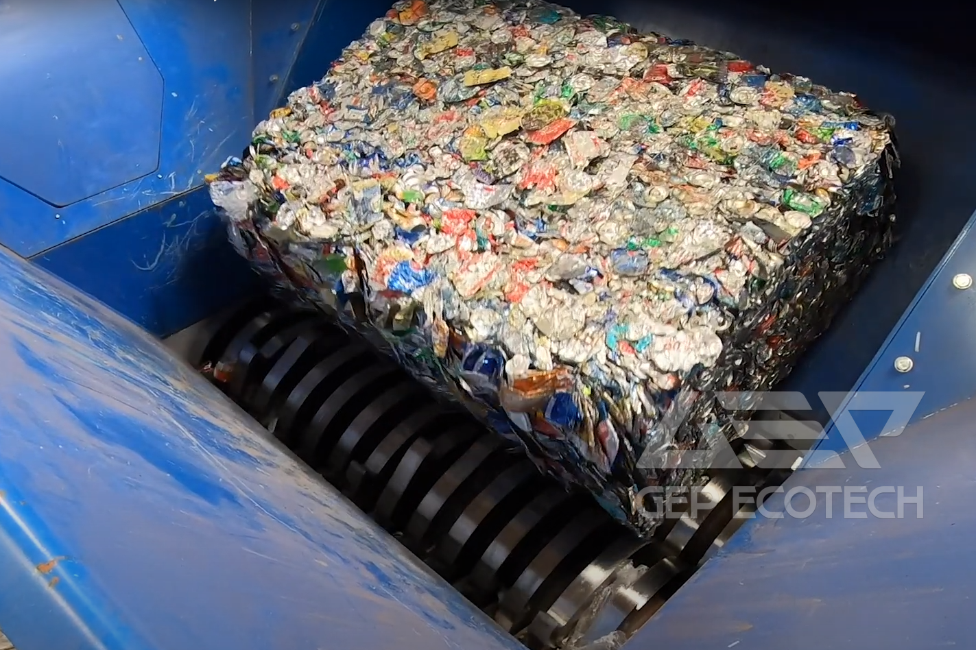 2-Axis Rotary Shredder for UBC 2-Axis Rotary Shredder for UBC