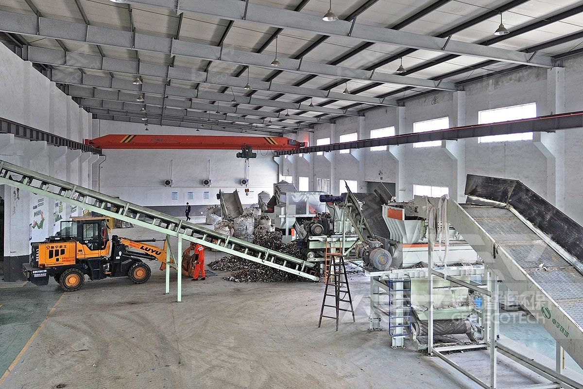Intelligent solid waste shredding line GEP ECOTECH Intelligent solid waste shredding line GEP ECOTECH