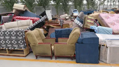Sofa, Wooden Furniture Shredding Project in Jiangsu, China